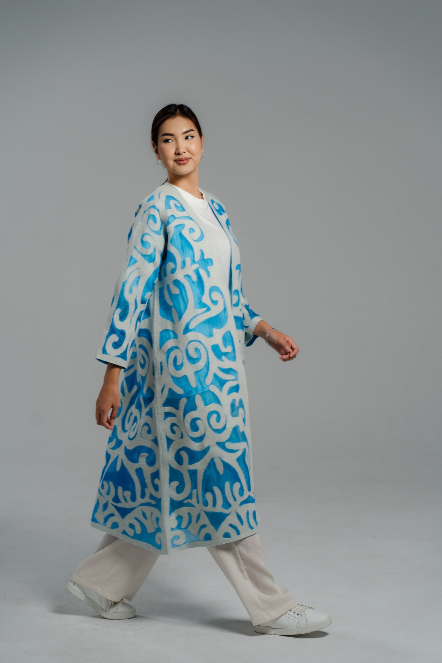 Felted long jackets