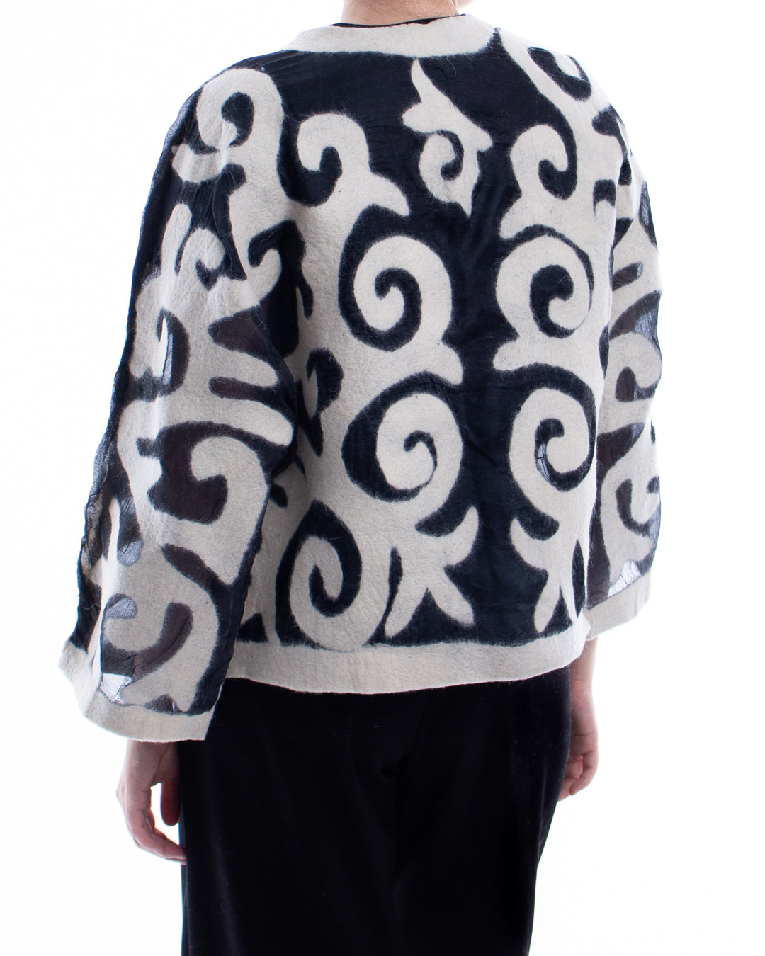 Felted white jacket
