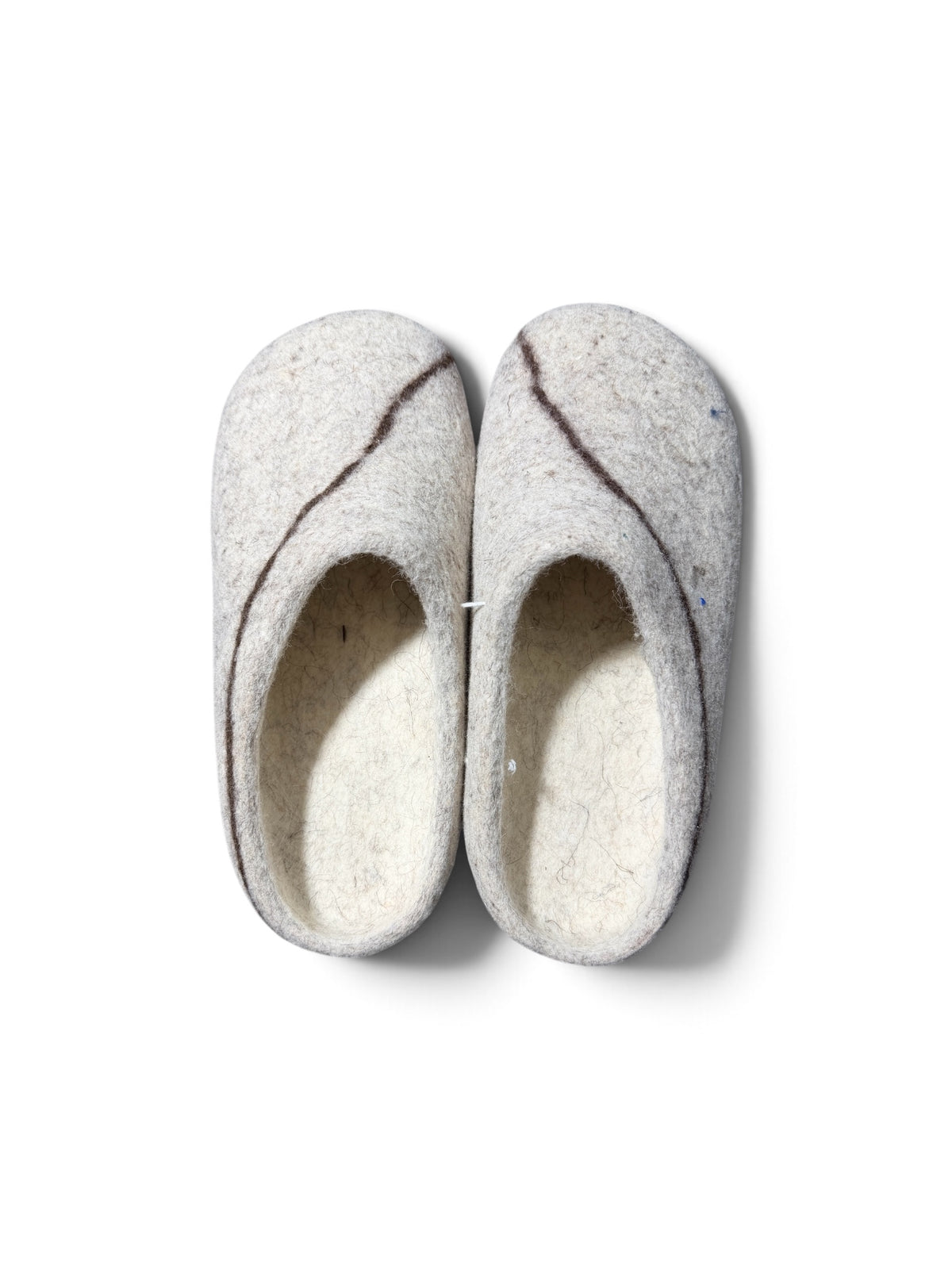 Felted wool slipper